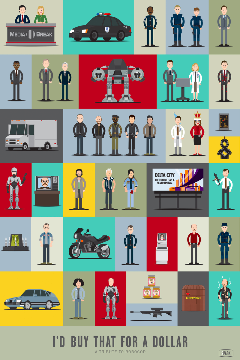 Illustration for article titled Relive All of RoboCop With This Single Poster